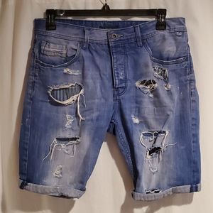 Bershka denim shorts jorts 34
